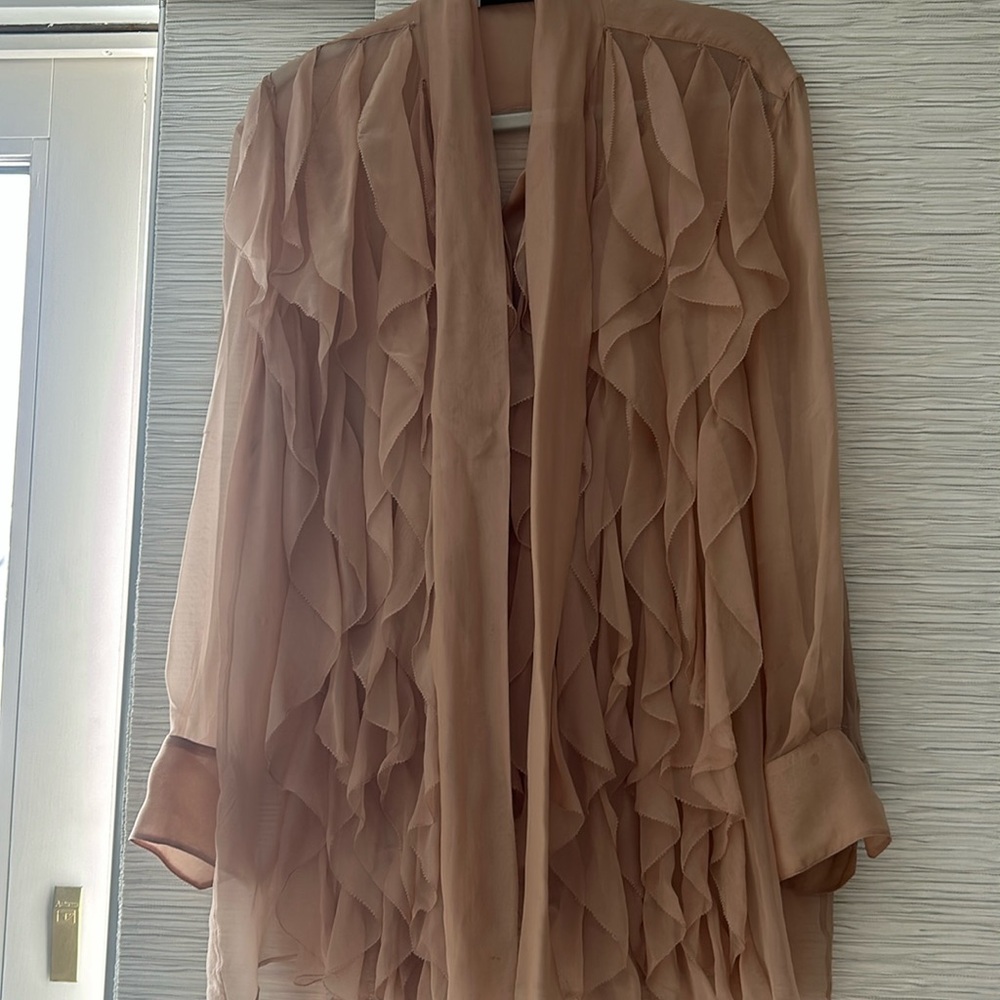 Ruffled Valentino blouse
